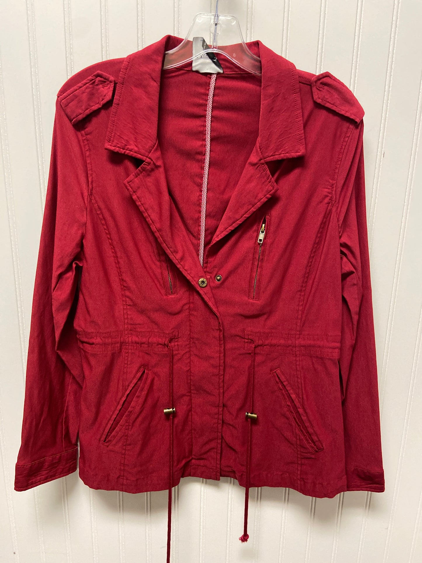 Coat Other By Clothes Mentor In Red, Size: L