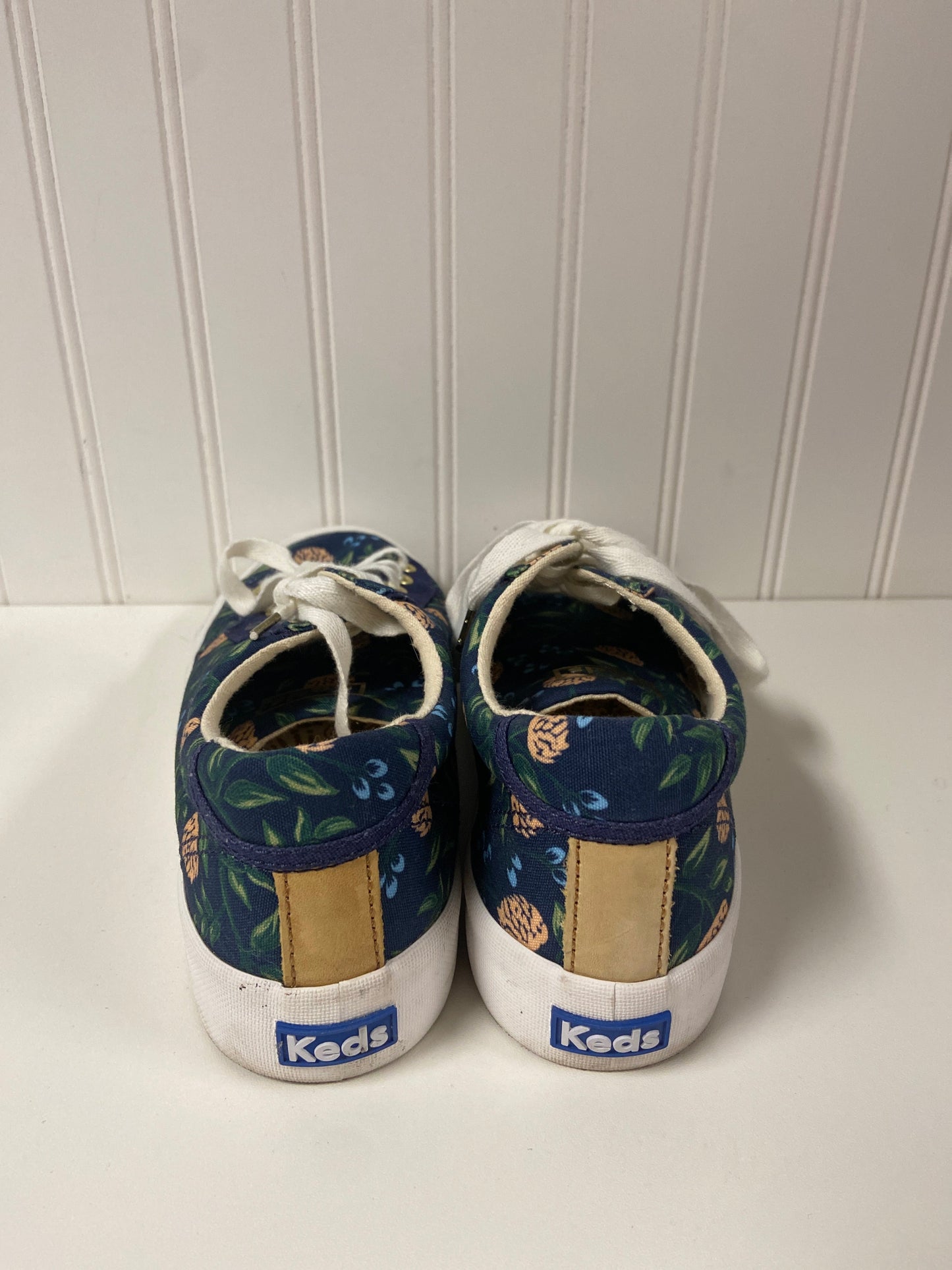 Navy Shoes Sneakers Keds, Size 8.5