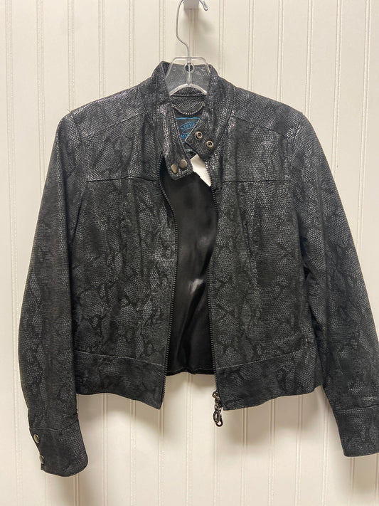 Snakeskin Print Jacket Moto Steve Madden, Size S