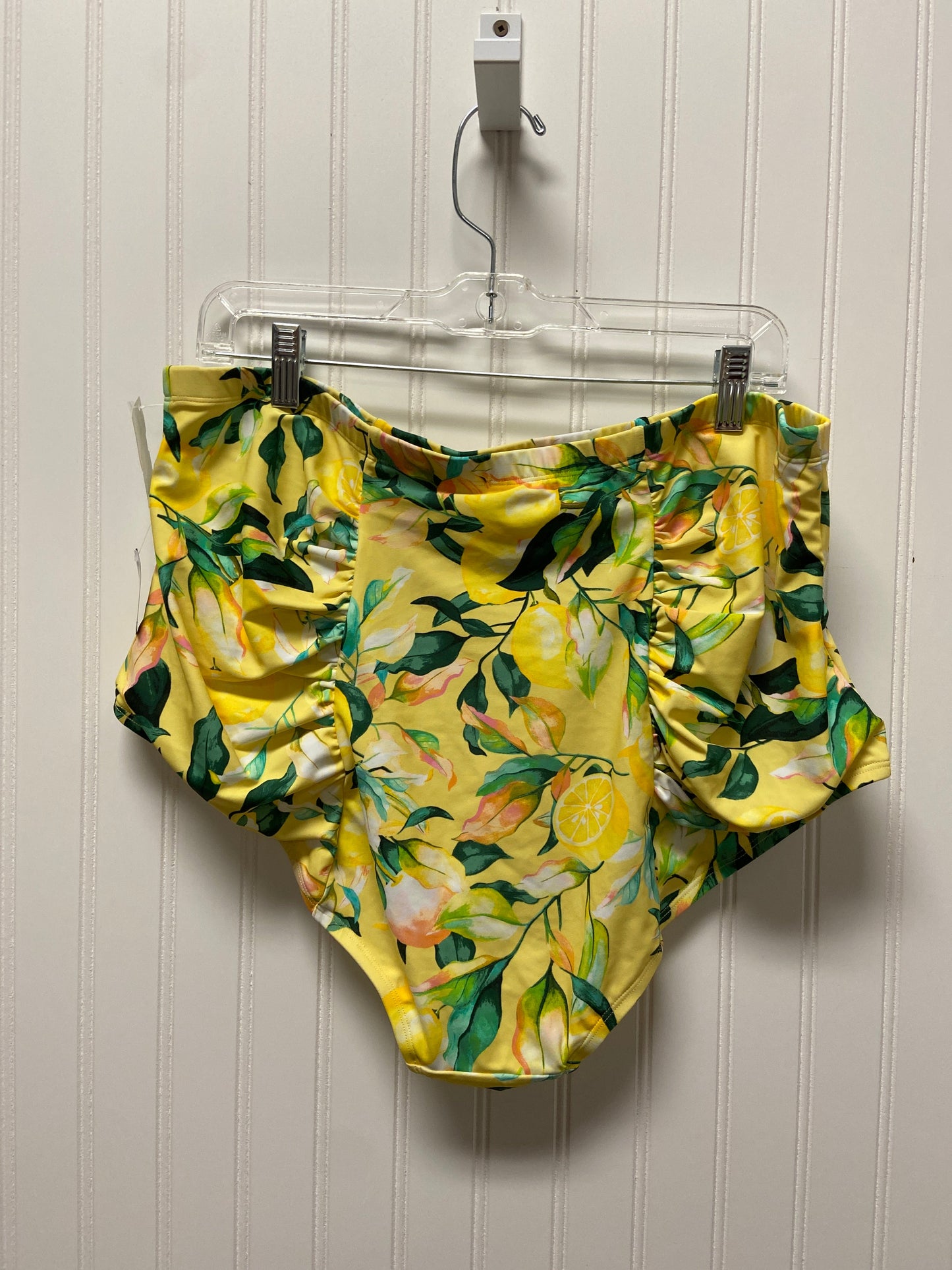 Yellow Swimsuit Bottom Torrid, Size 3x