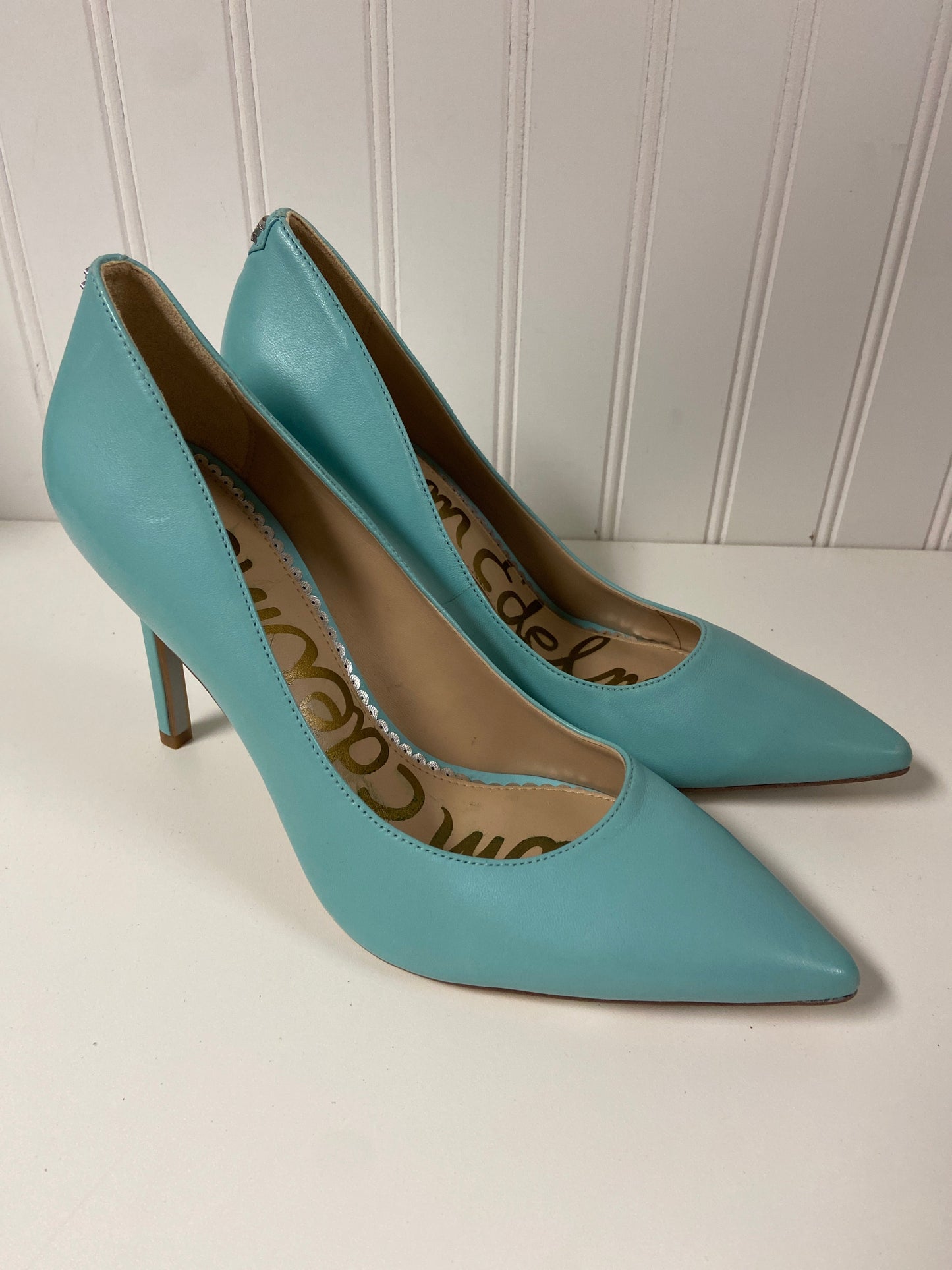 Shoes Heels Stiletto By Sam Edelman In Blue, Size: 7.5