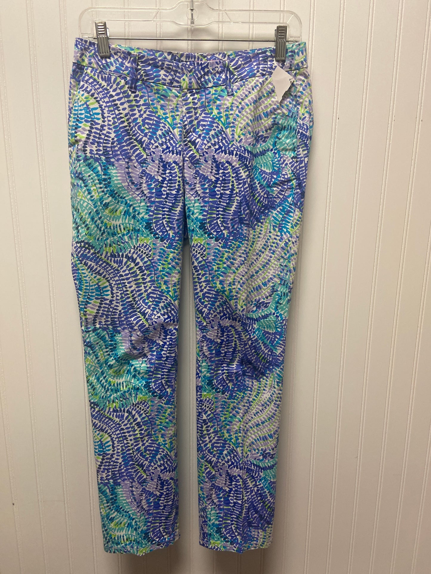 Pants Designer By Lilly Pulitzer In Blue & Purple, Size: 2