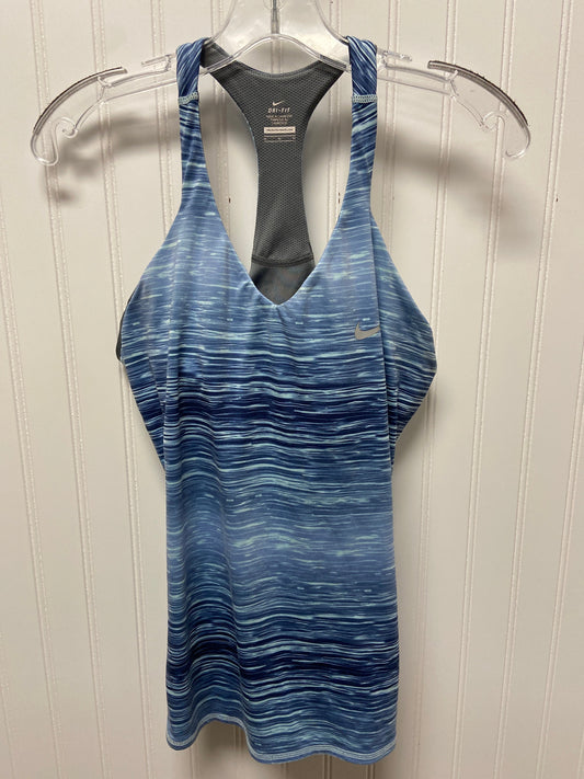 Athletic Tank Top By Nike In Blue, Size: M