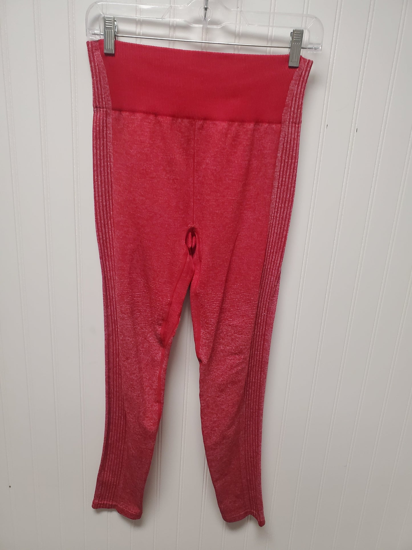 Athletic Leggings By Fabletics In Red, Size: L