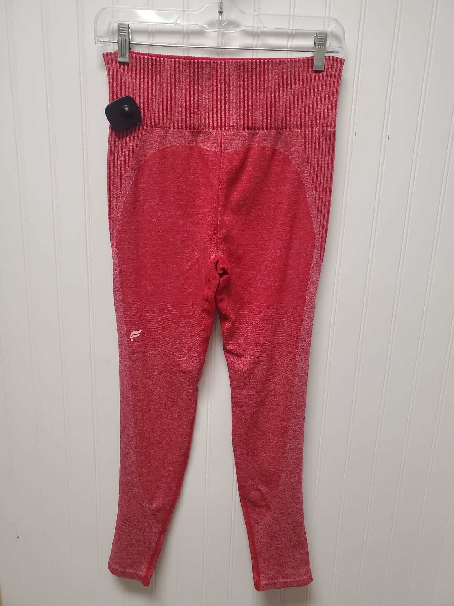 Athletic Leggings By Fabletics In Red, Size: L