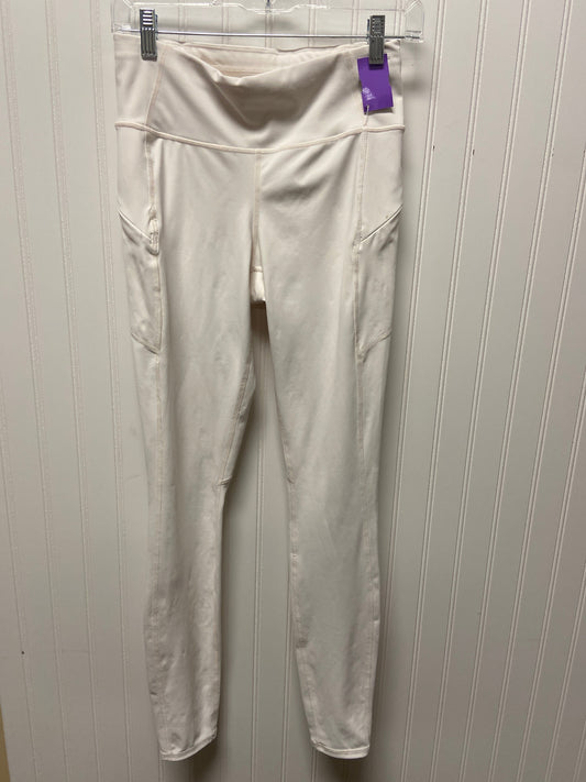 Athletic Leggings By Athleta In White, Size: S