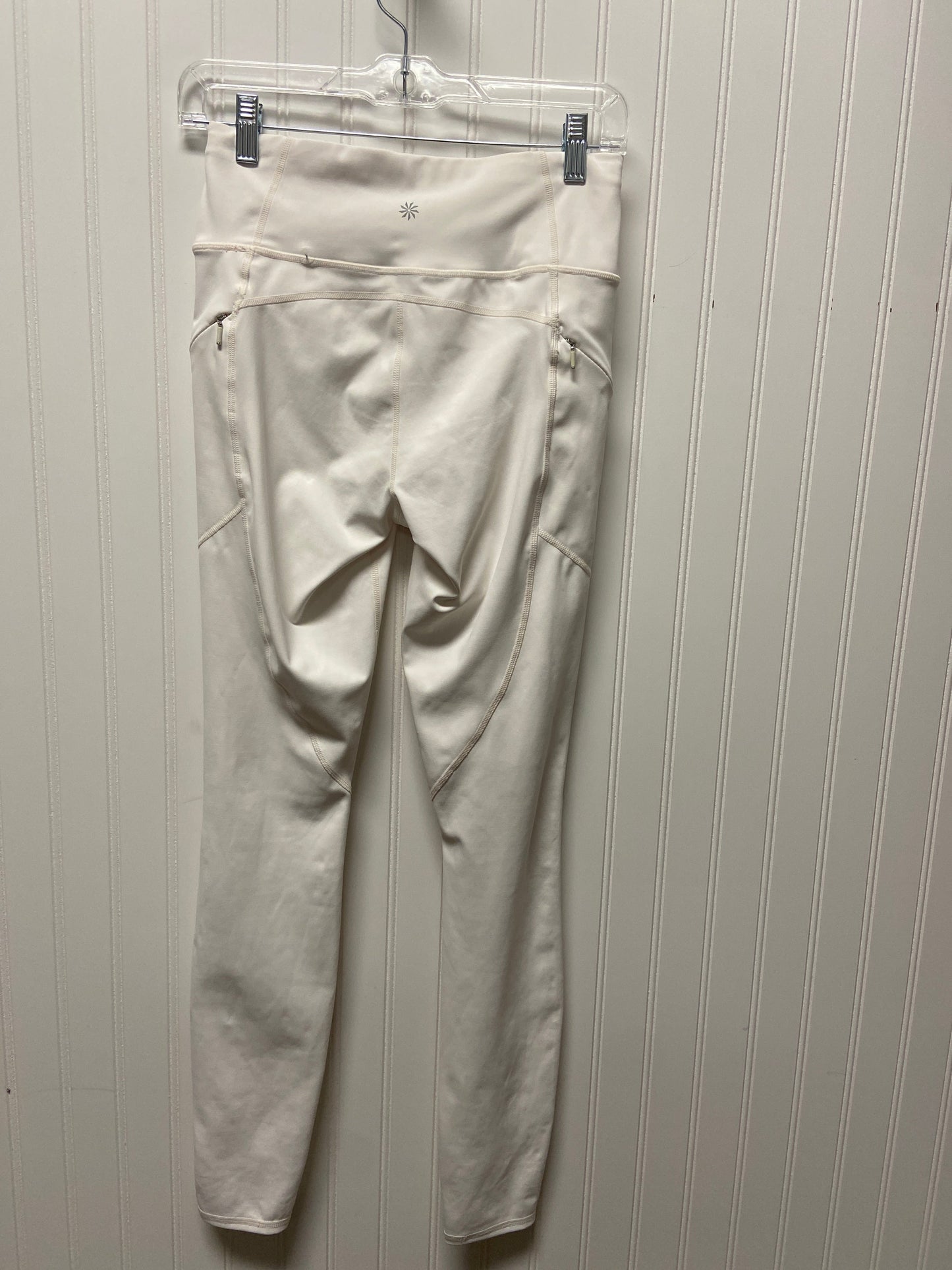 Athletic Leggings By Athleta In White, Size: S