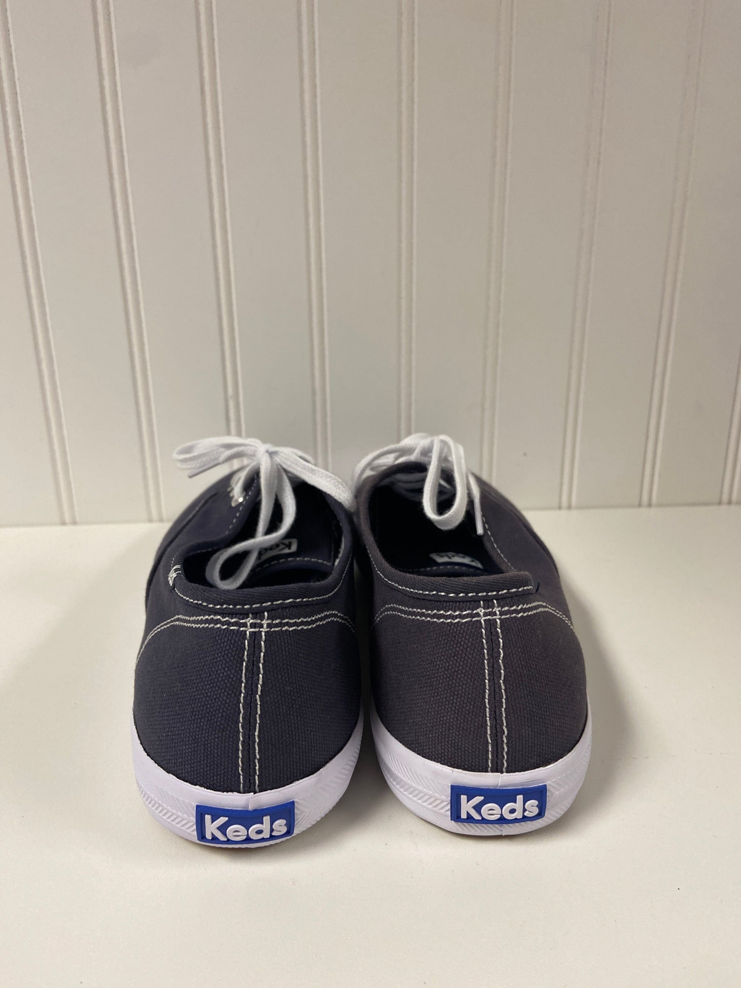 Navy Shoes Flats Keds, Size 10