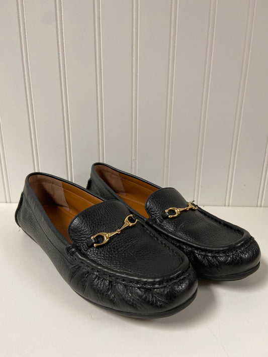 Black Shoes Flats Coach, Size 7.5