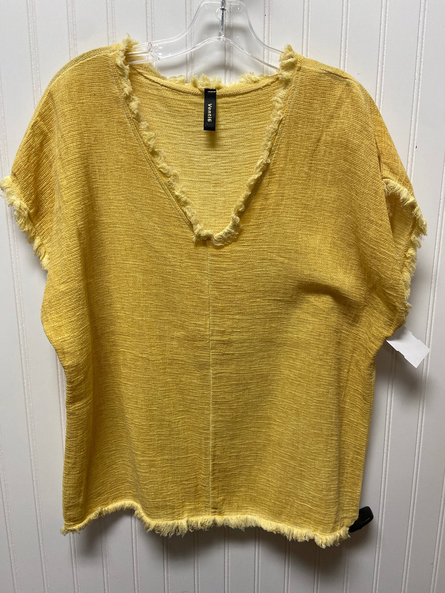 Yellow Swimwear Cover-up Clothes Mentor, Size S