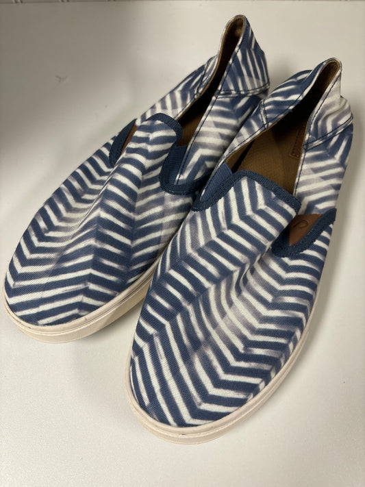 Striped Pattern Shoes Flats Clothes Mentor, Size 8.5