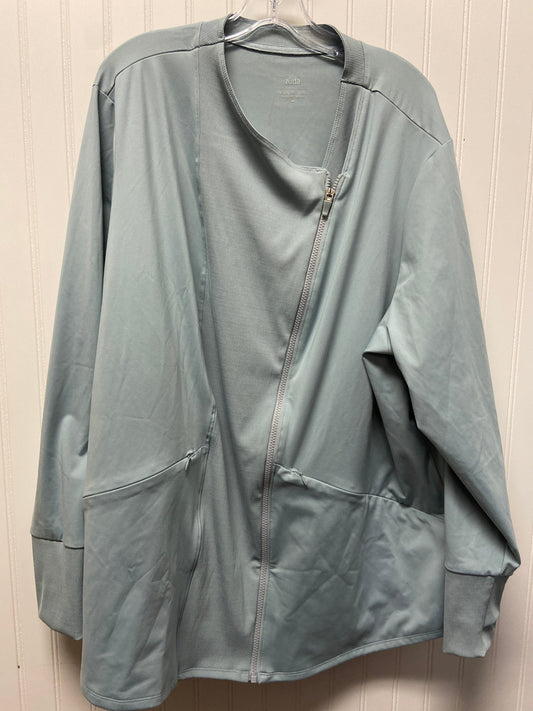 Blue Athletic Jacket Clothes Mentor, Size 4x