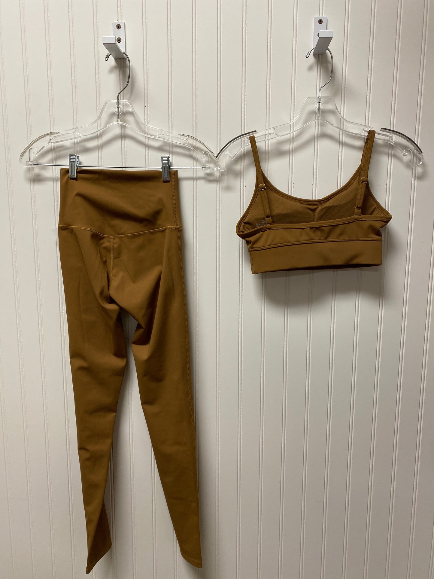 Athletic Pants 2pc By Zenana Outfitters In Brown, Size: Xs