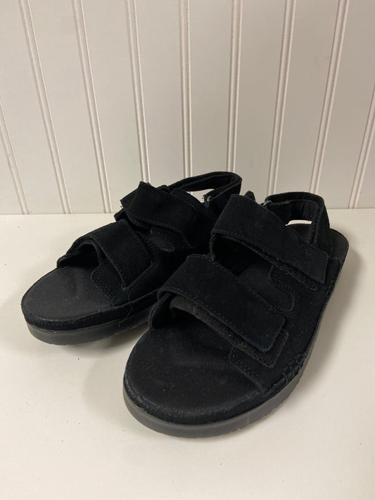 Sandals Designer By Ugg In Black, Size: 6