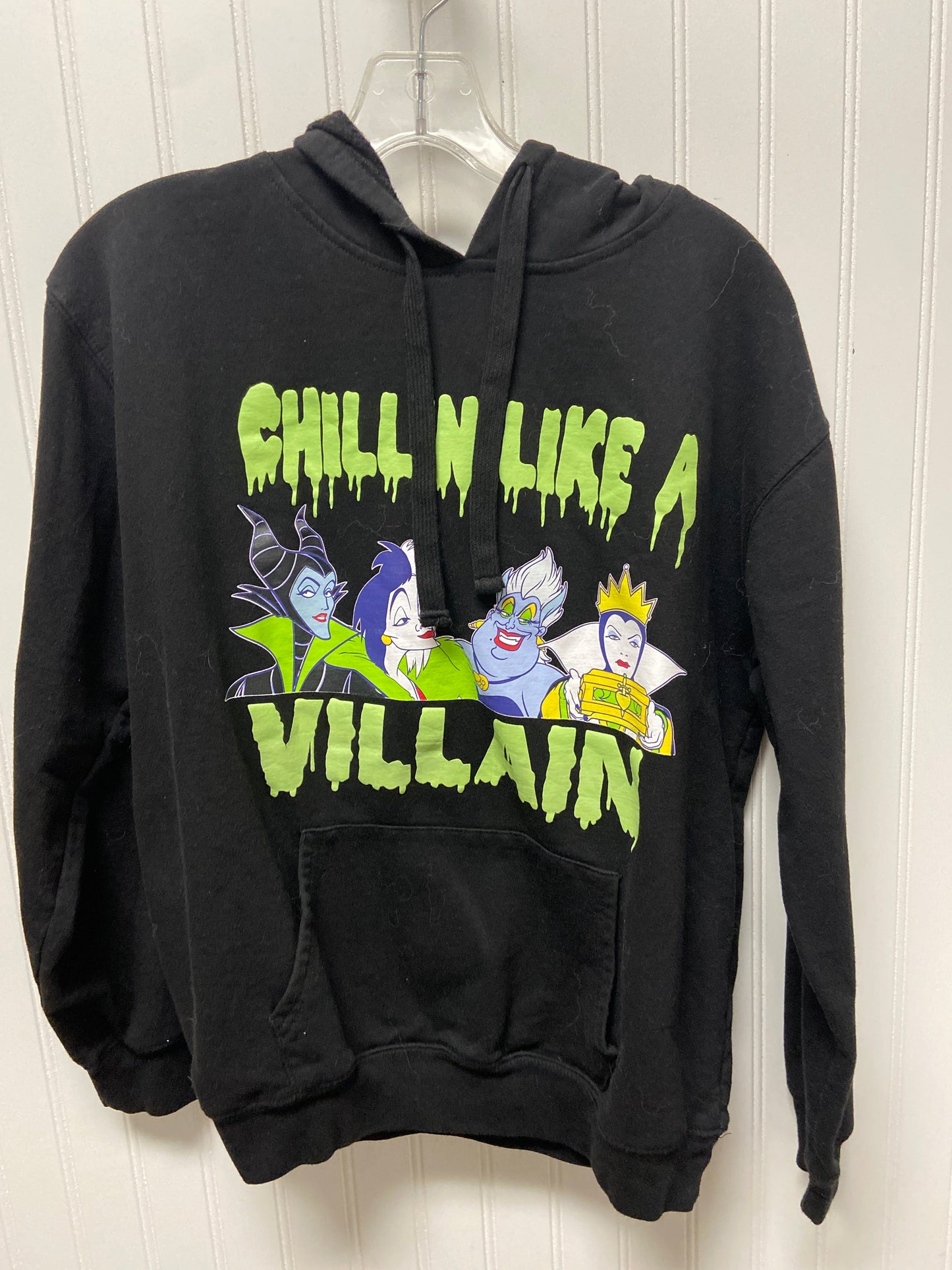 Sweatshirt Crewneck By Disney Store In Black, Size: L