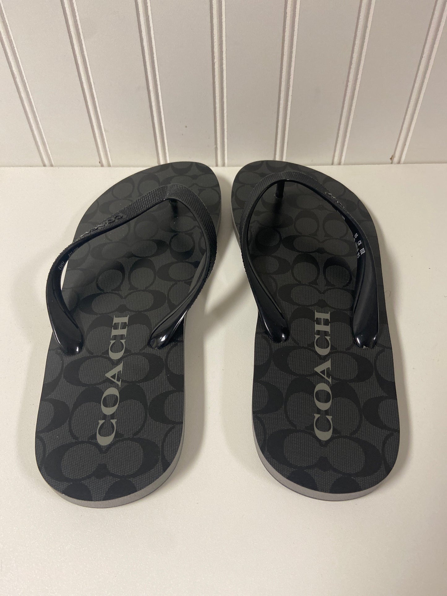 Sandals Designer By Coach In Grey