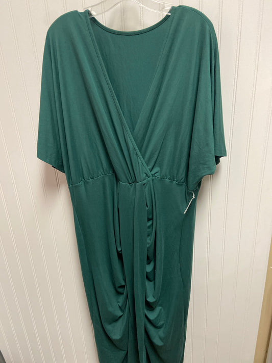 Dress Casual Maxi By Shein In Green, Size: 2x