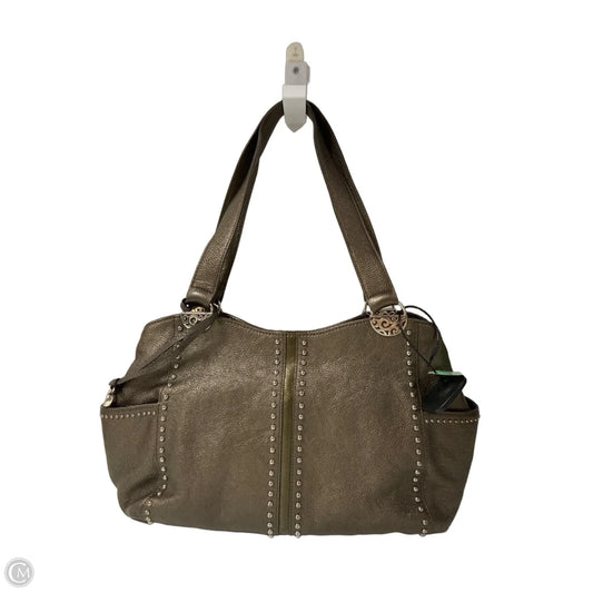 Handbag Leather By Brighton, Size: Medium