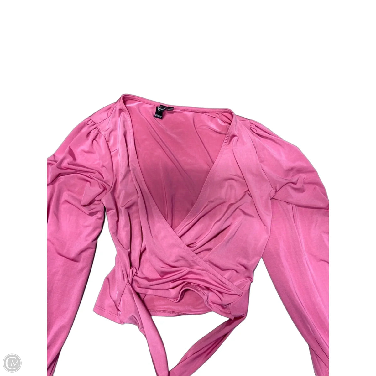 Top Long Sleeve By Windsor In Pink, Size: L