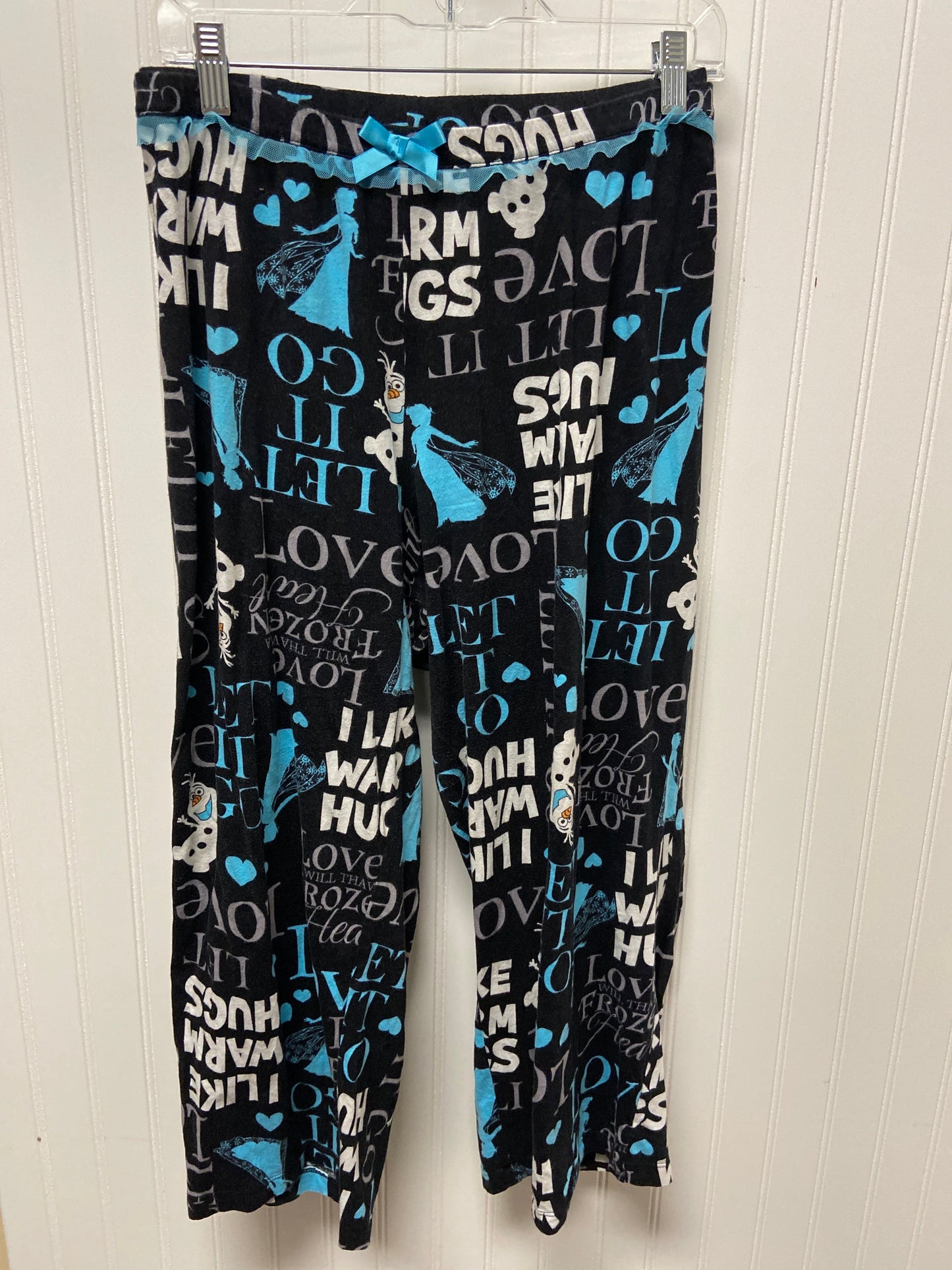 Pajama Pants By Disney Store In Black & Blue, Size: 2x