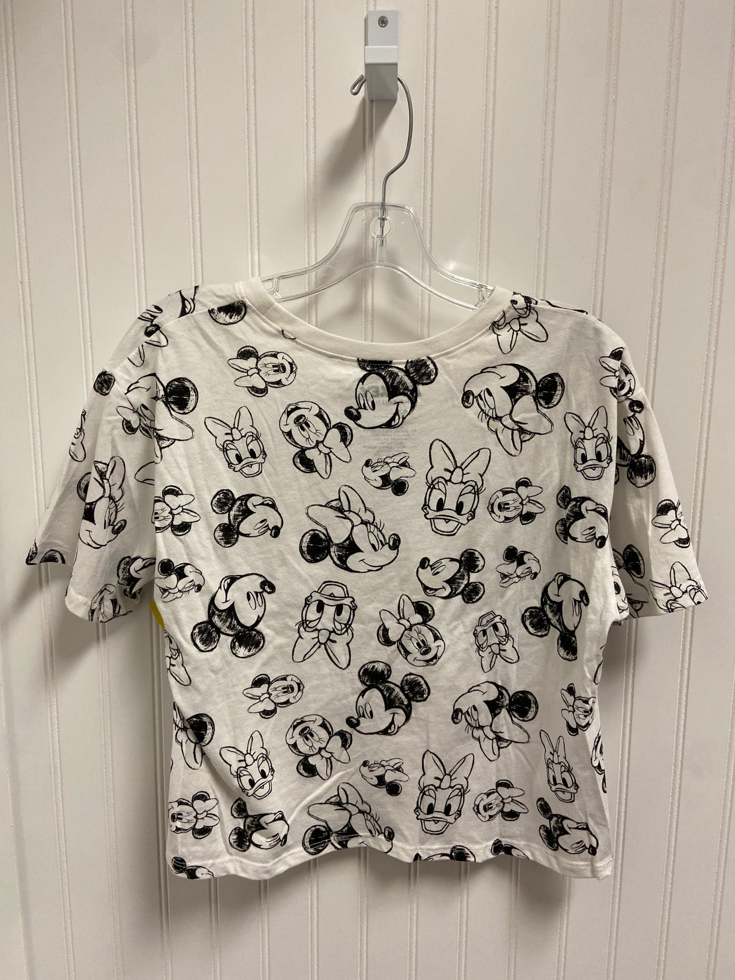 Top Short Sleeve By Disney Store In White, Size: L