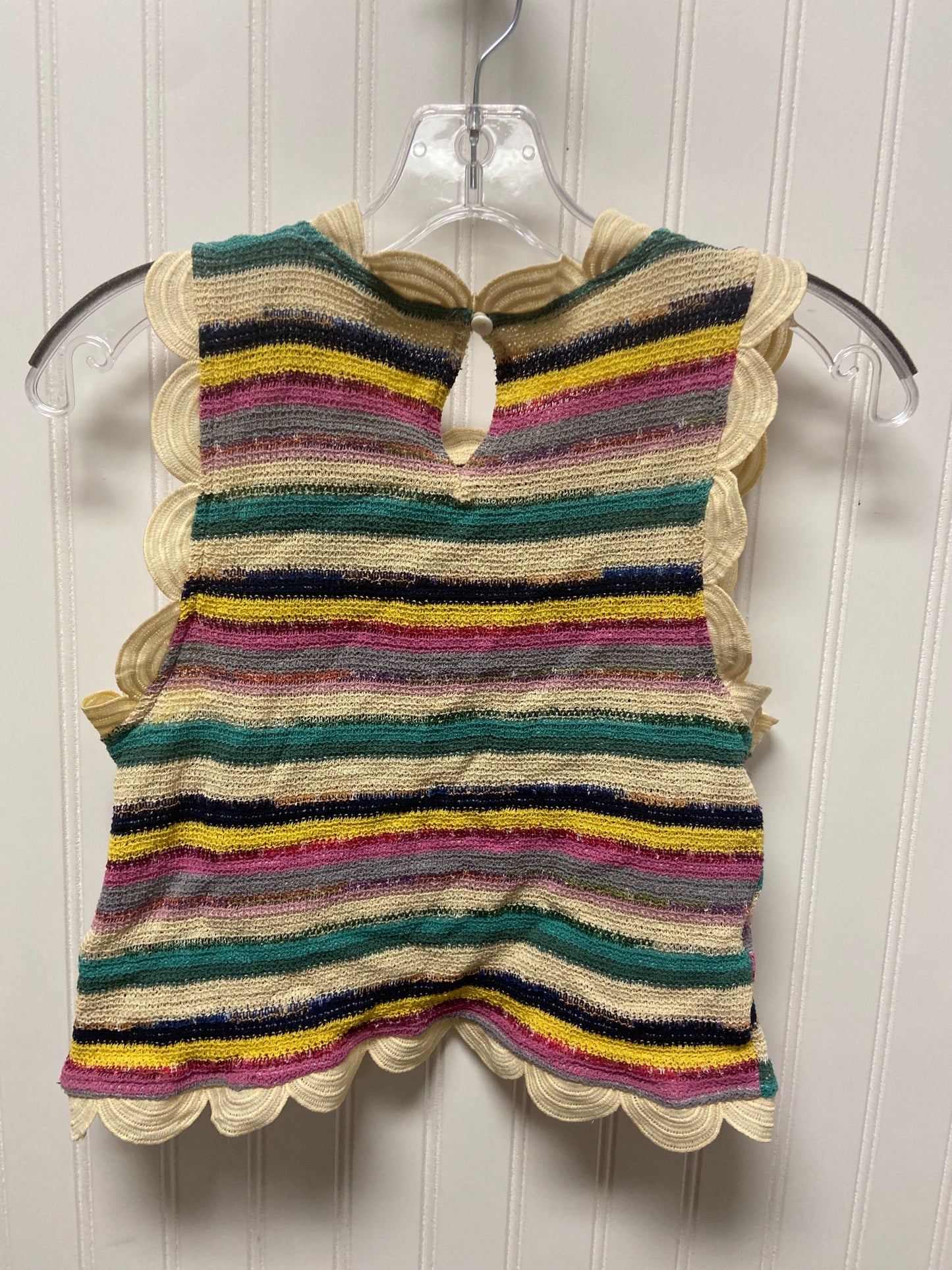 Top Sleeveless By Blue Tassel In Multi-colored, Size: Xs