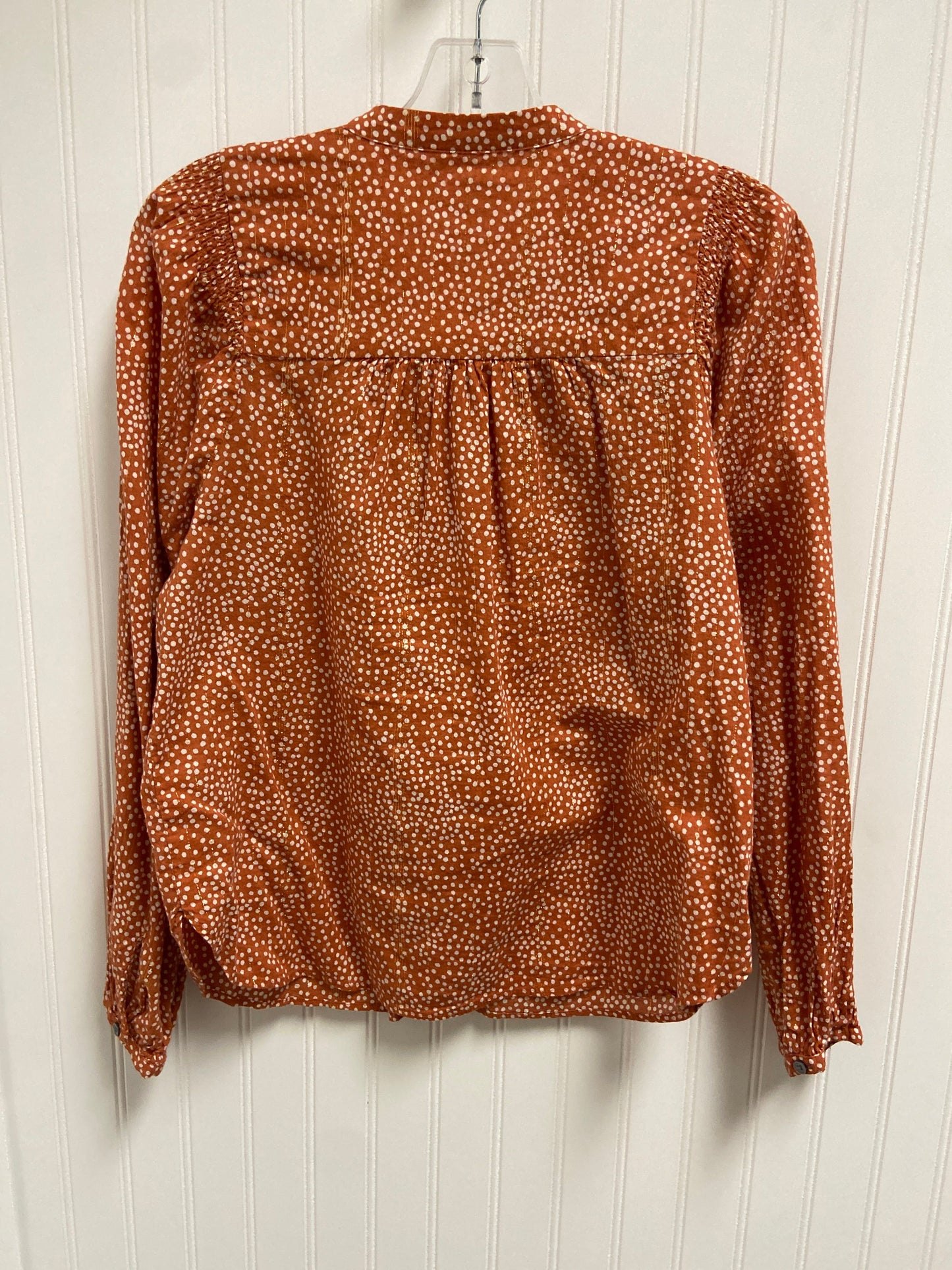 Top Long Sleeve By Loft In Orange, Size: S