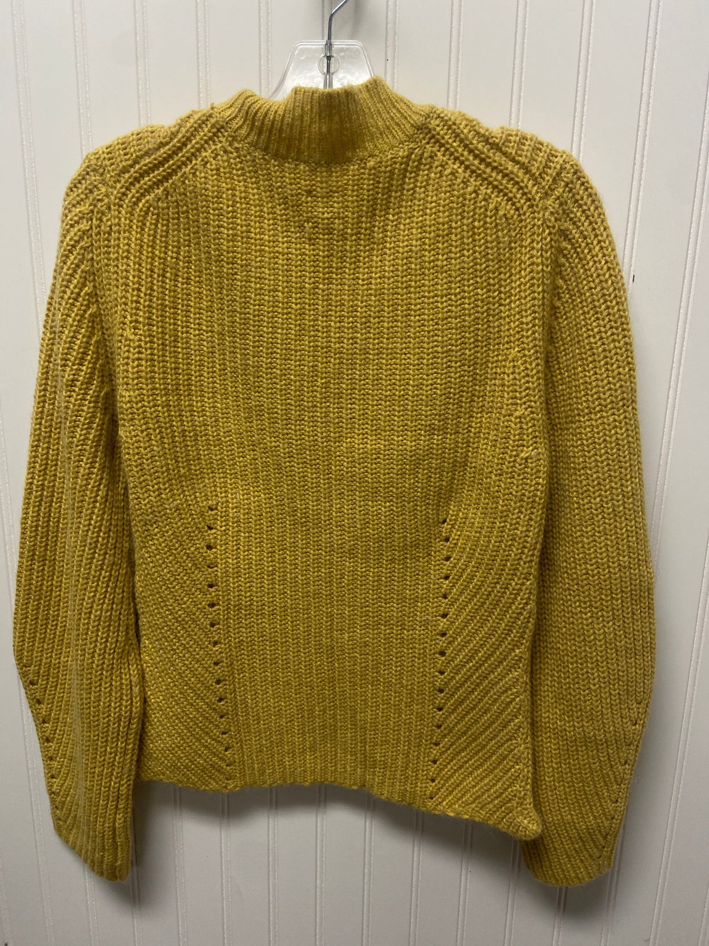 Sweater By Rebecca Taylor In Yellow, Size: L