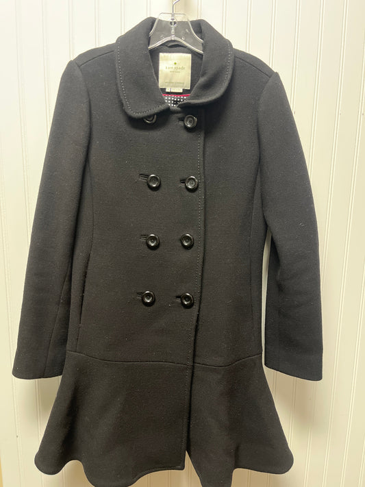 Coat Designer By Kate Spade In Black, Size: M