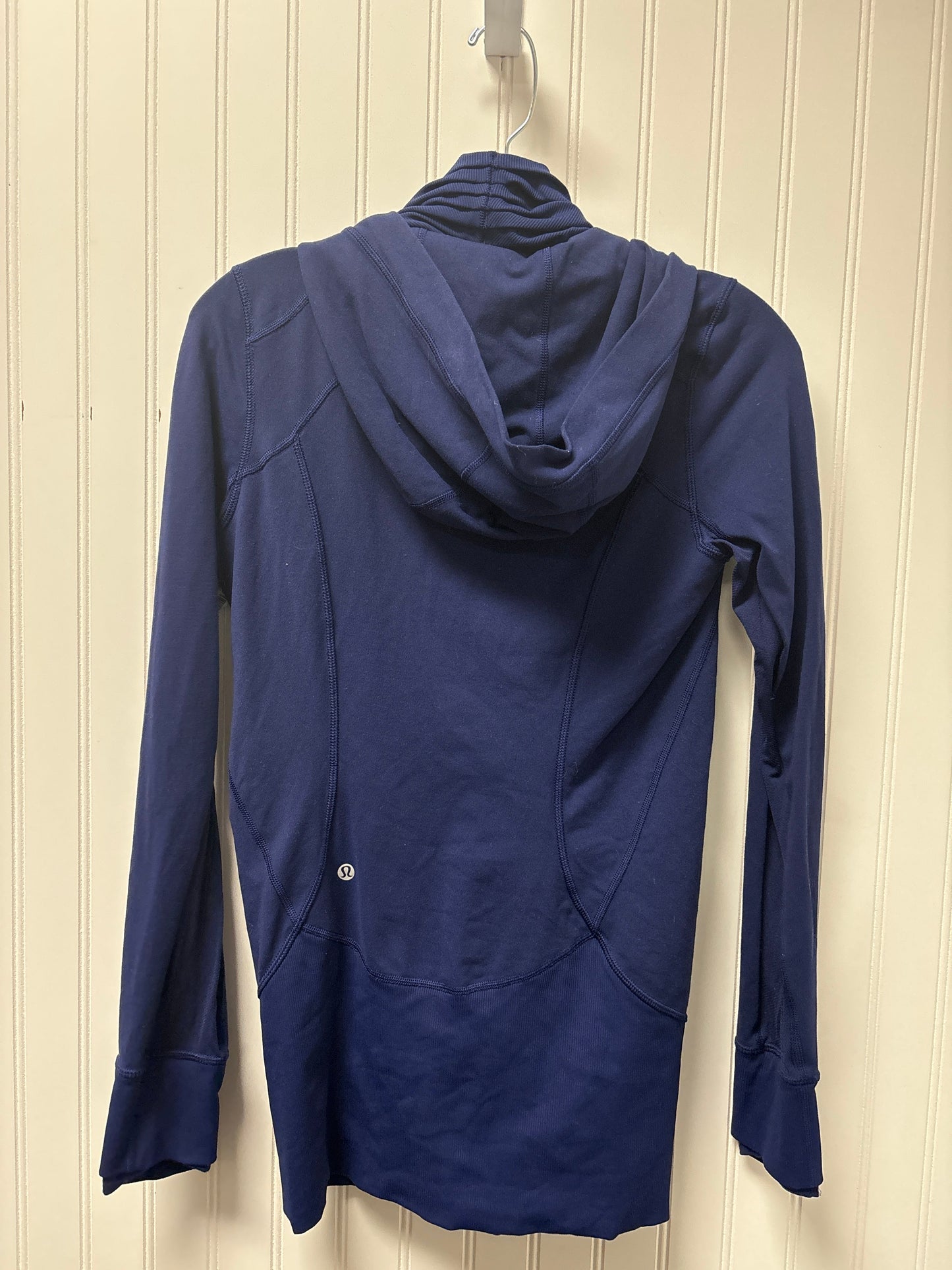 Athletic Jacket By Lululemon In Navy, Size: S