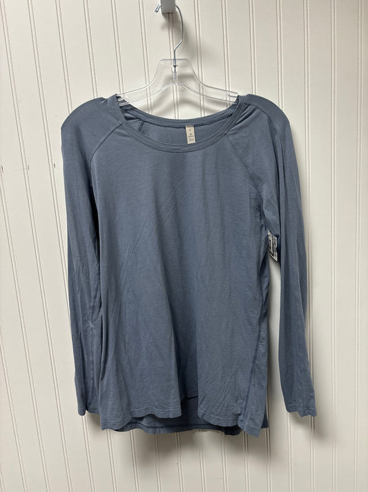 Athletic Top Long Sleeve Crewneck By Lululemon In Blue, Size: S