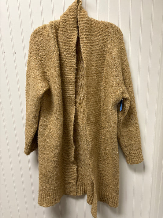 Sweater Cardigan By Anthropologie In Tan, Size: S