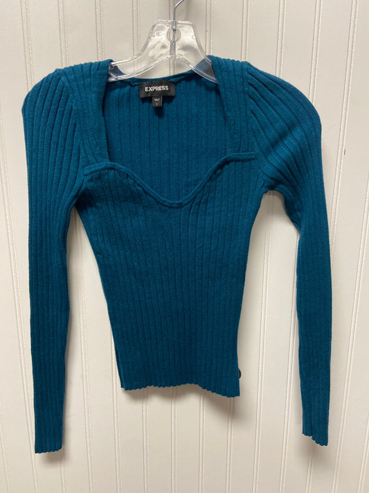 Sweater By Express In Blue, Size: S