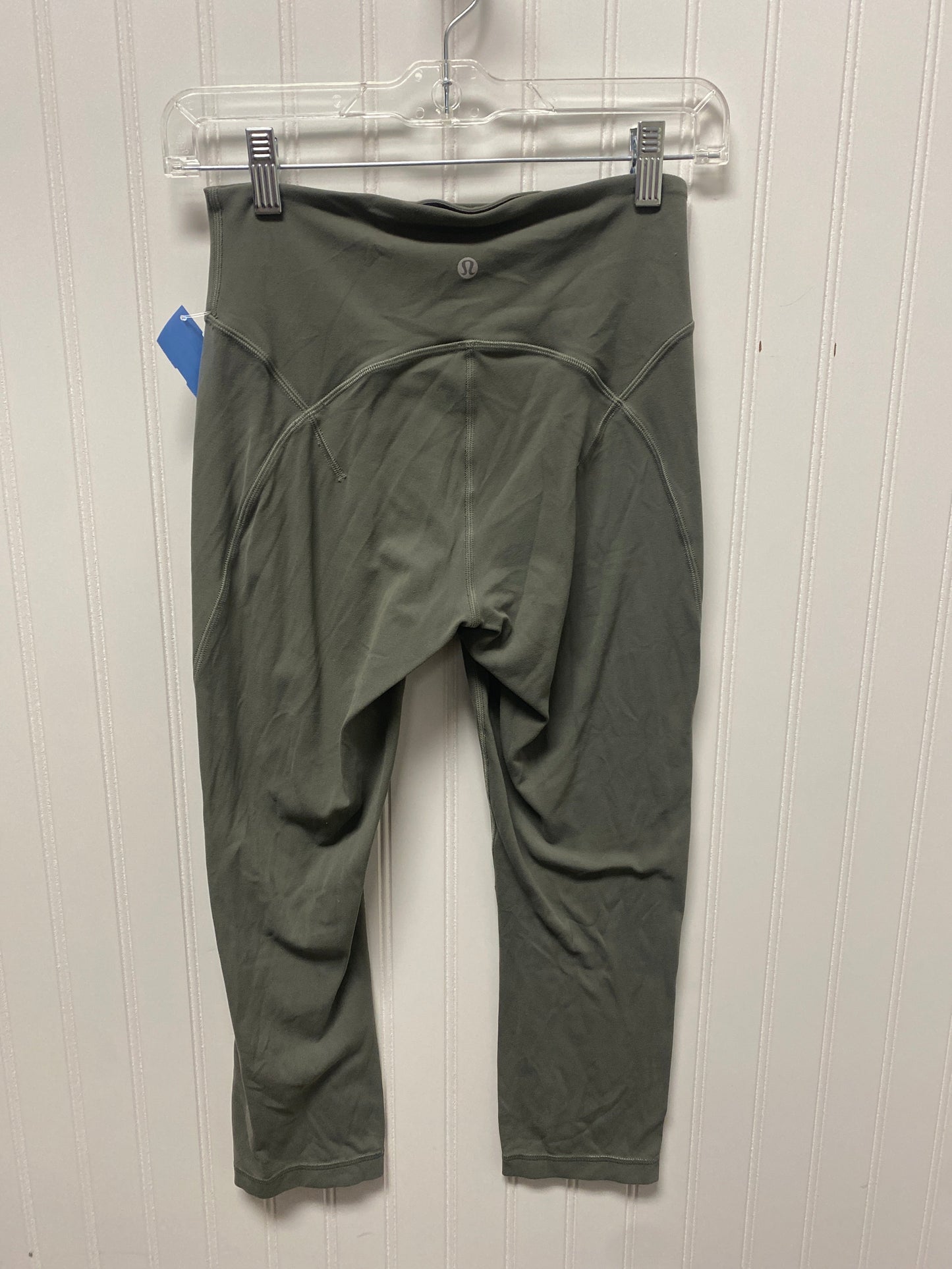 Athletic Capris By Lululemon In Green, Size: S