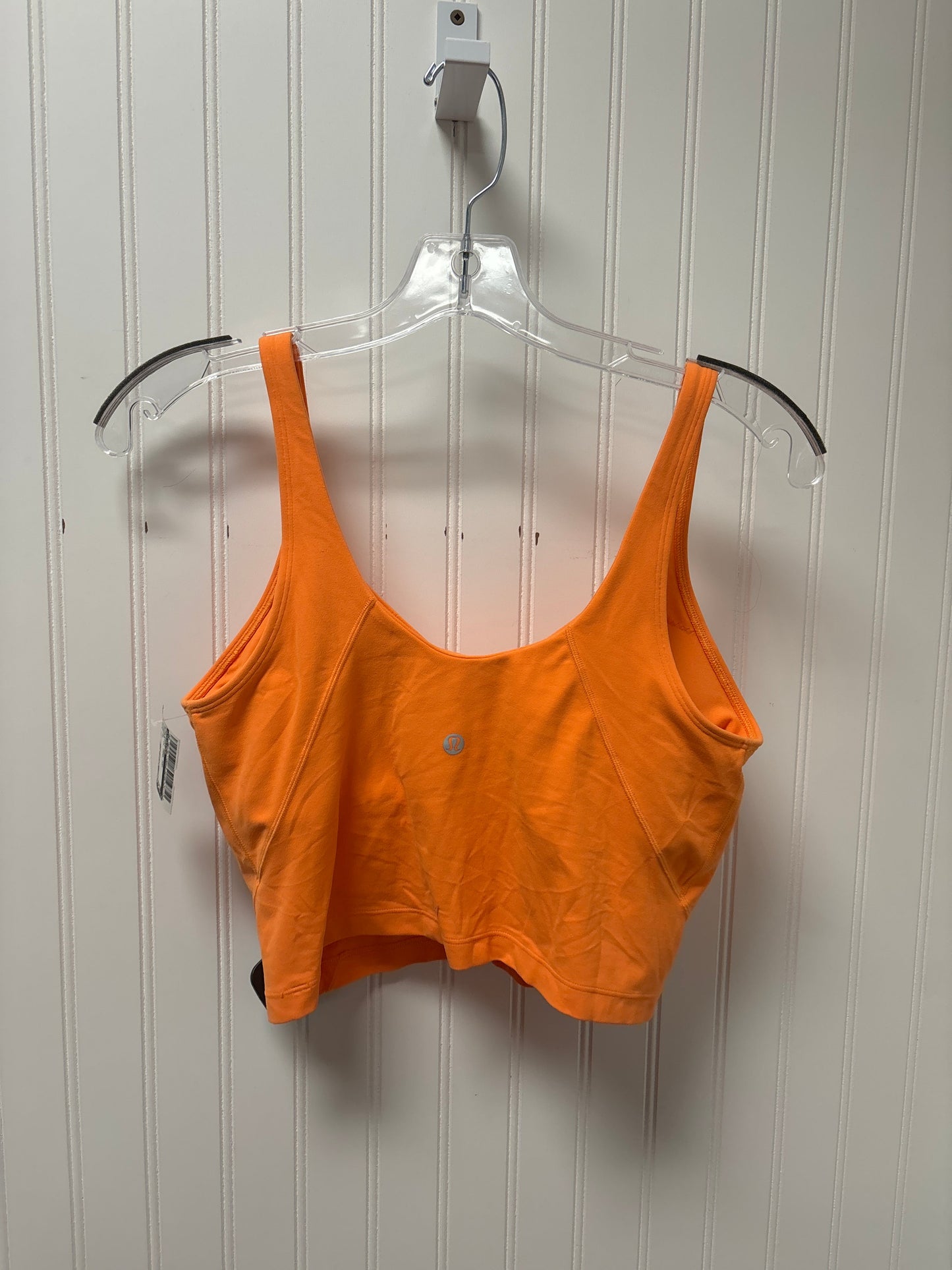 Athletic Tank Top By Lululemon In Orange, Size: M