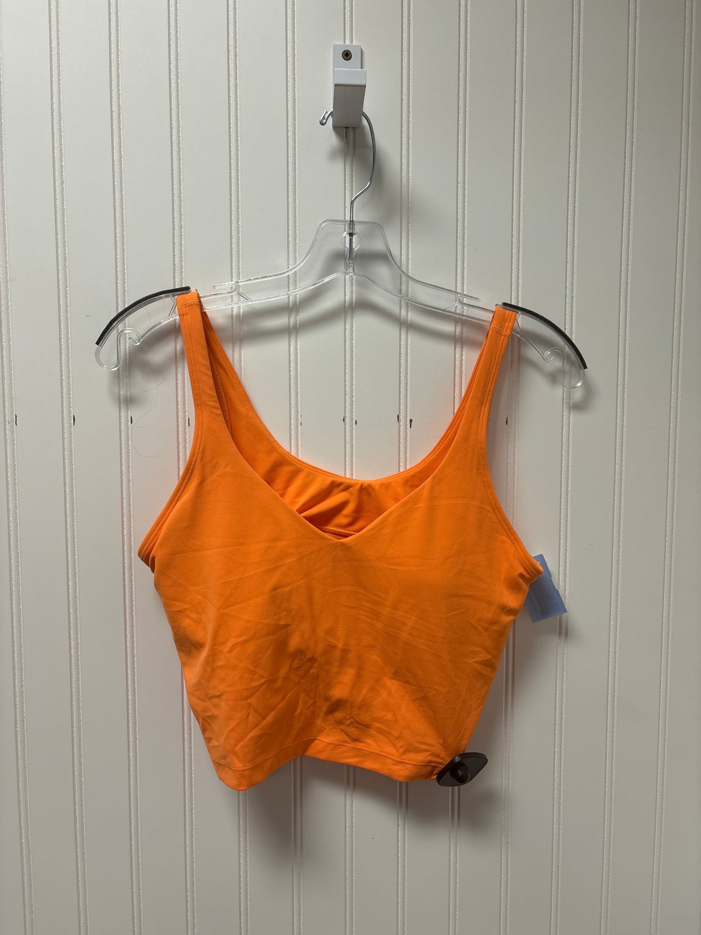 Athletic Tank Top By Lululemon In Orange, Size: M