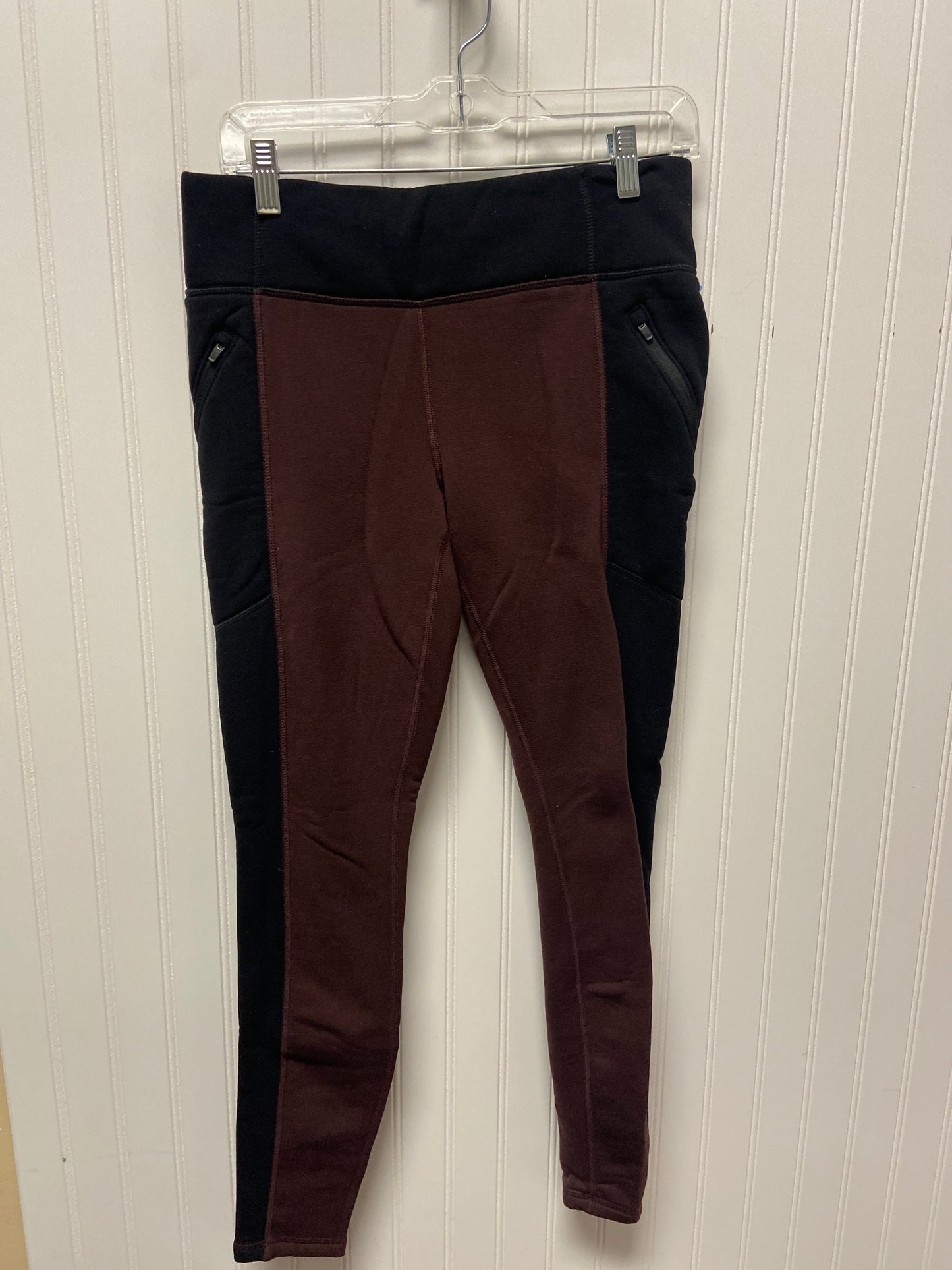 Athletic Pants By Athleta In Black & Purple, Size: M