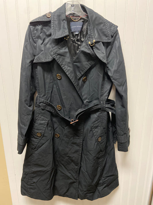 Coat Trench Coat By Banana Republic In Black, Size: M