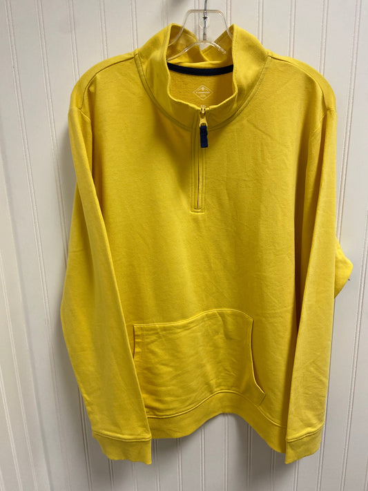 Sweatshirt Collar By St Johns Bay In Yellow, Size: 1x