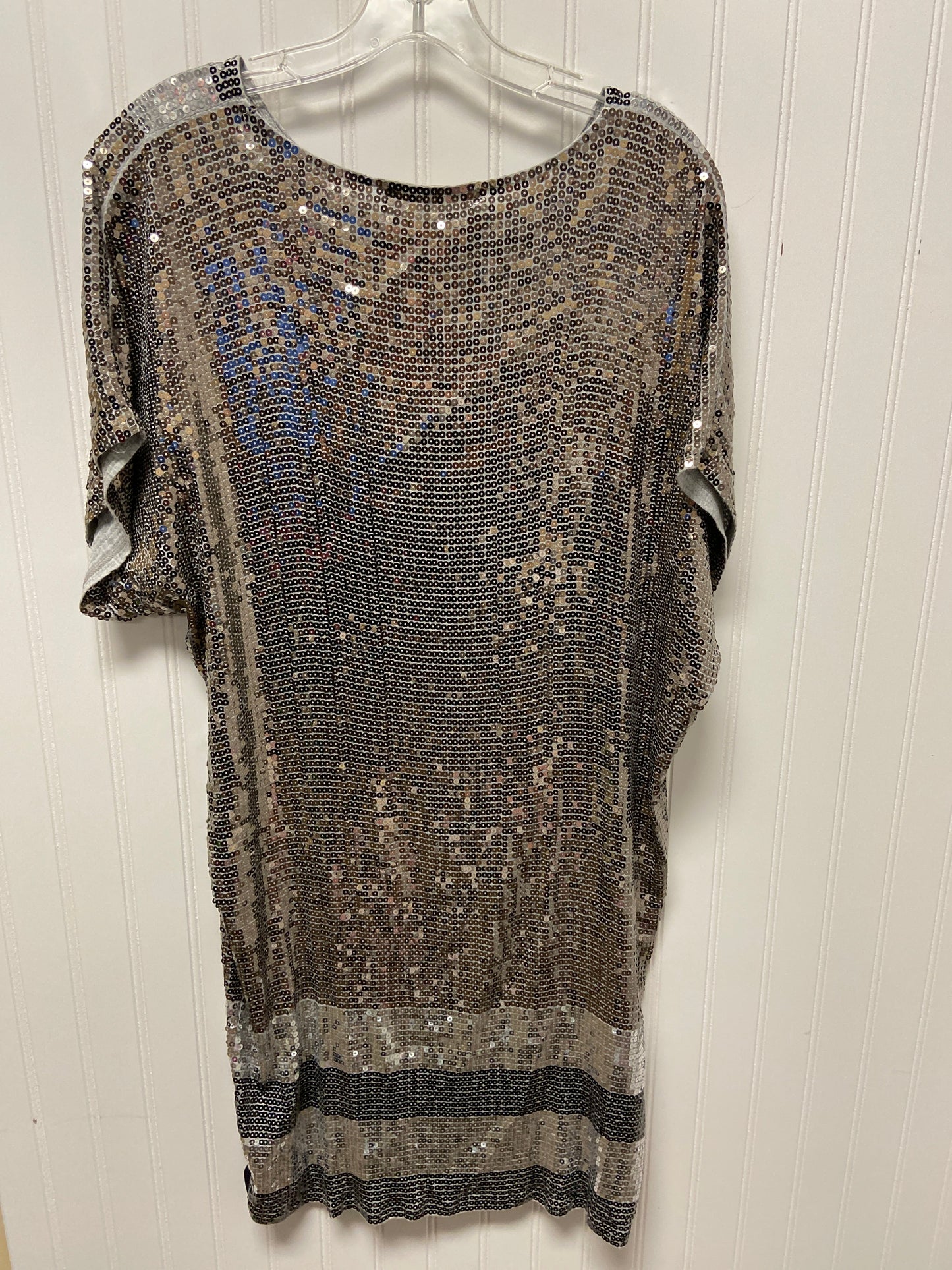 Dress Party Midi By Michael By Michael Kors In Silver, Size: Xl