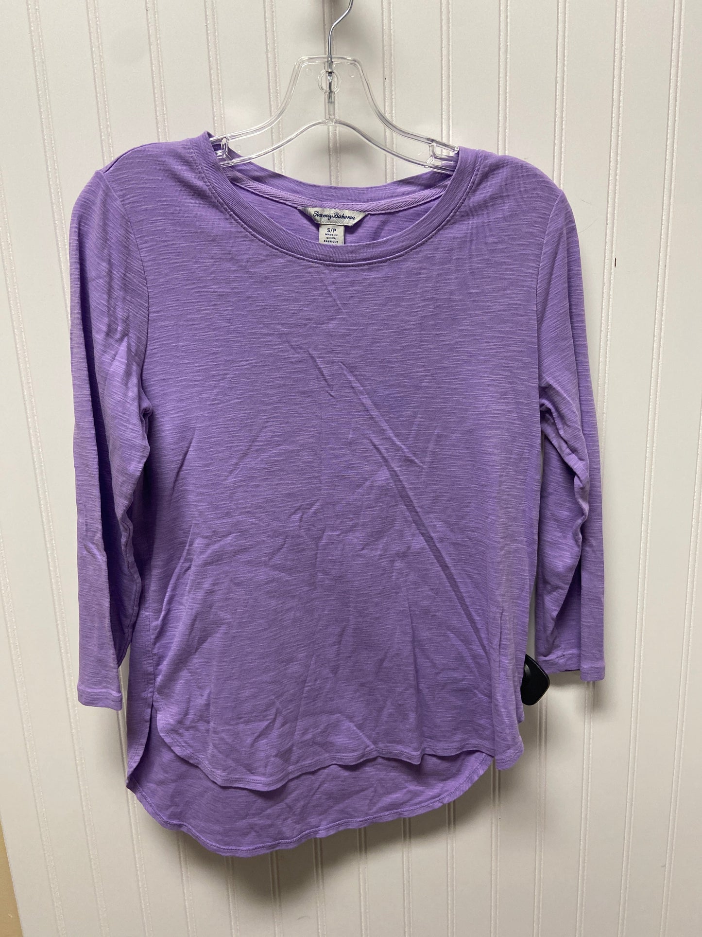 Top 3/4 Sleeve By Tommy Bahama In Purple, Size: S