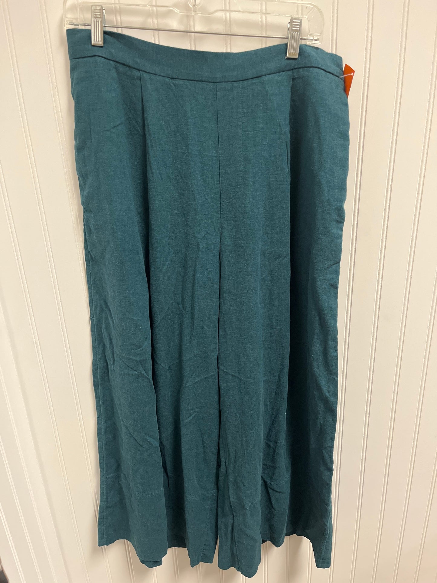 Pants Linen By Banana Republic In Teal, Size: M