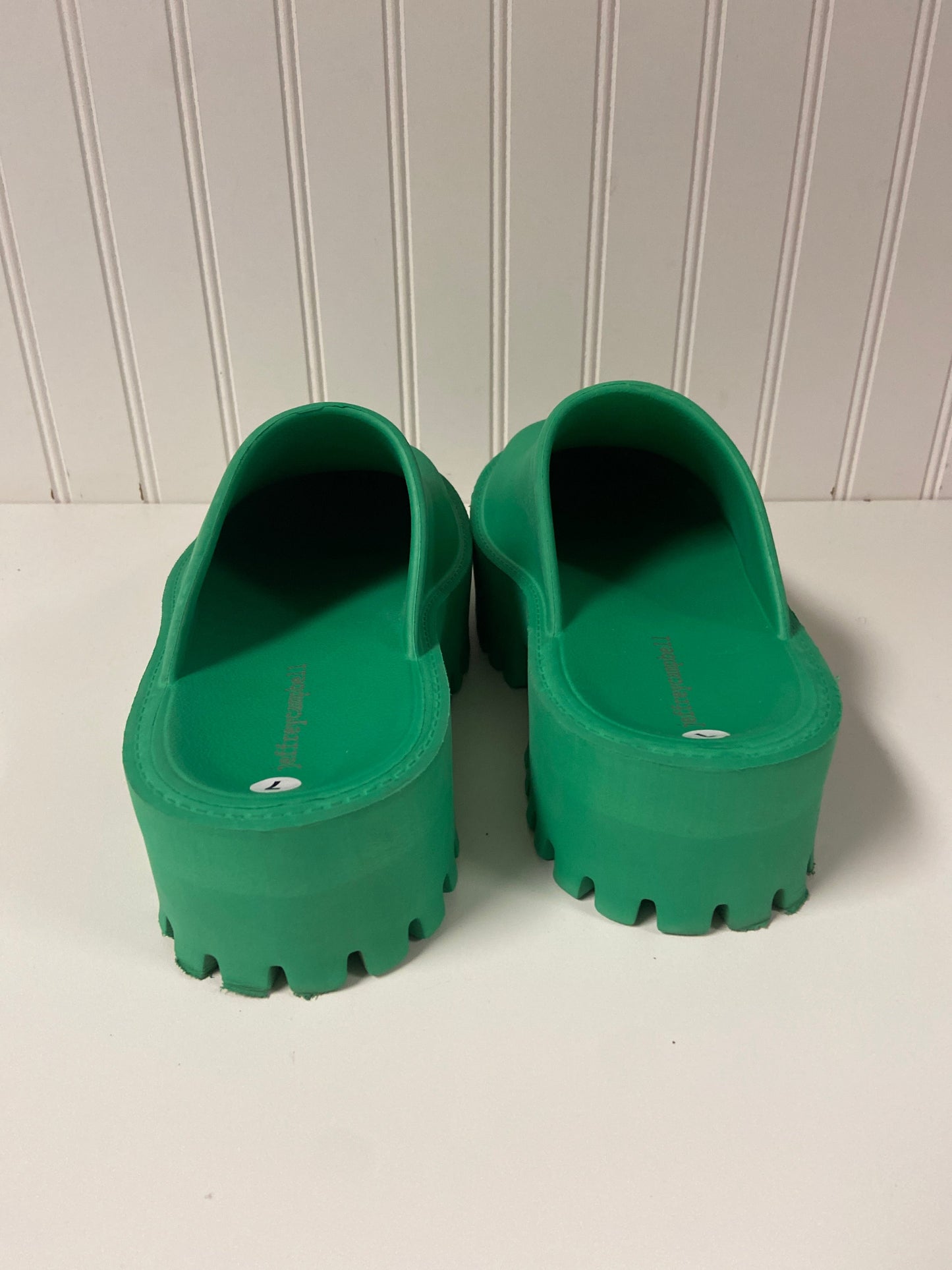 Shoes Heels Platform By Jeffery Campbell In Green, Size: 7