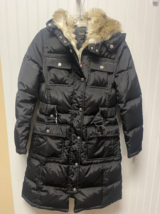 Coat Puffer & Quilted By Laundry In Black, Size: S