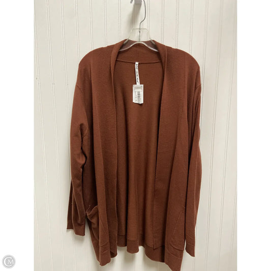 Sweater Cardigan By Leo And Nicole In Brown, Size: 1x