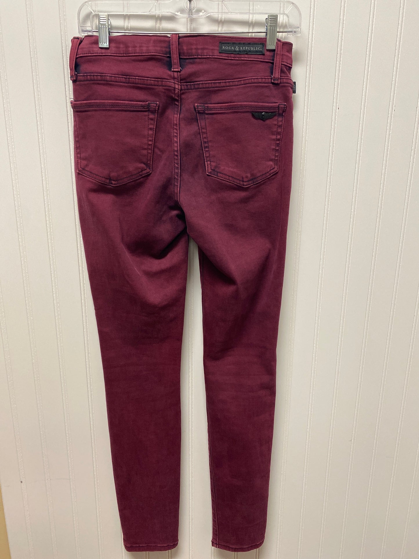 Raspberry Jeans Skinny Rock And Republic, Size 2