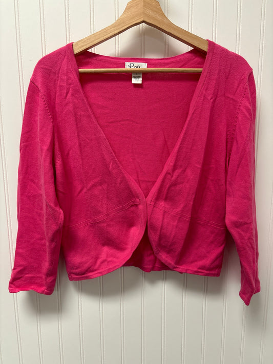 Sweater Cardigan Designer By Lilly Pulitzer  Size: L