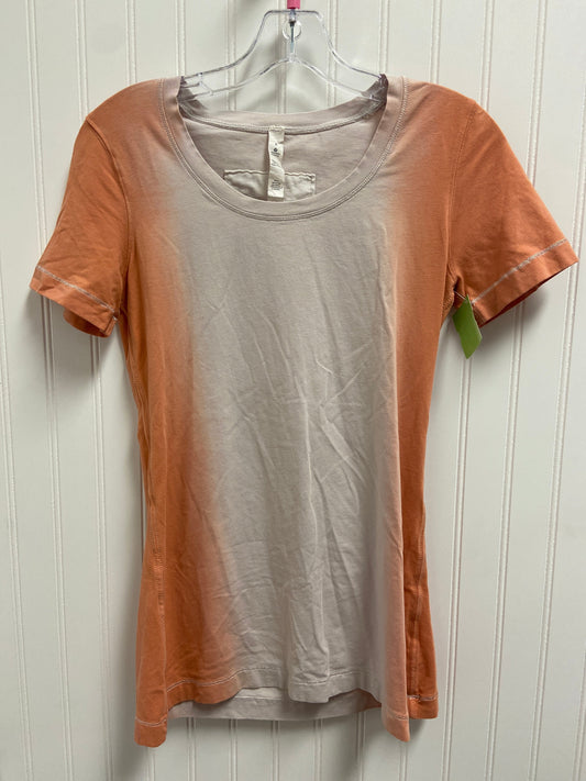 Athletic Top Short Sleeve By Lululemon  Size: 6