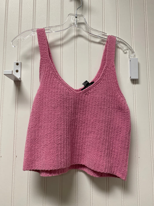 Top Sleeveless By Forever 21 In Pink, Size: L