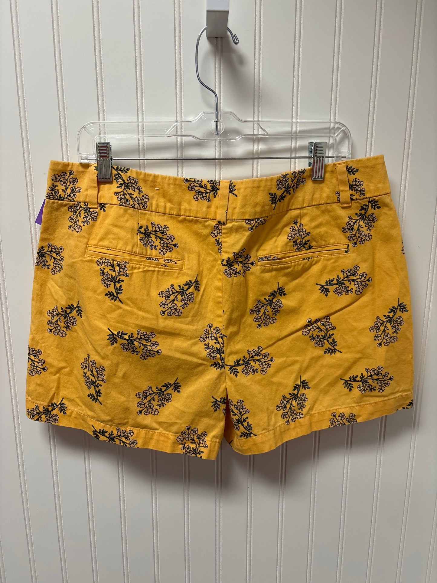 Yellow Shorts Loft, Size 12